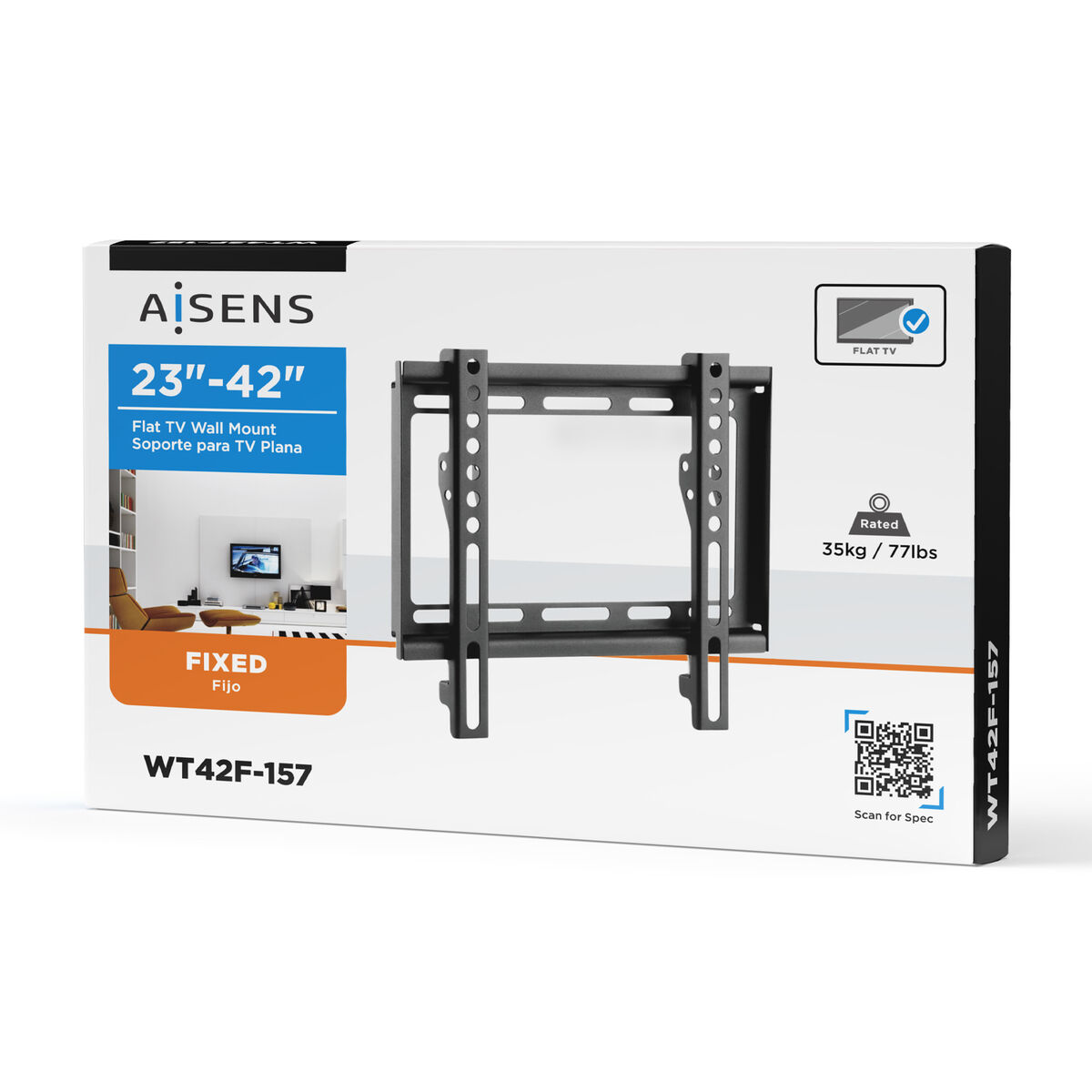 Supporto TV Aisens WT42F-157 23"-42" 35 kg
